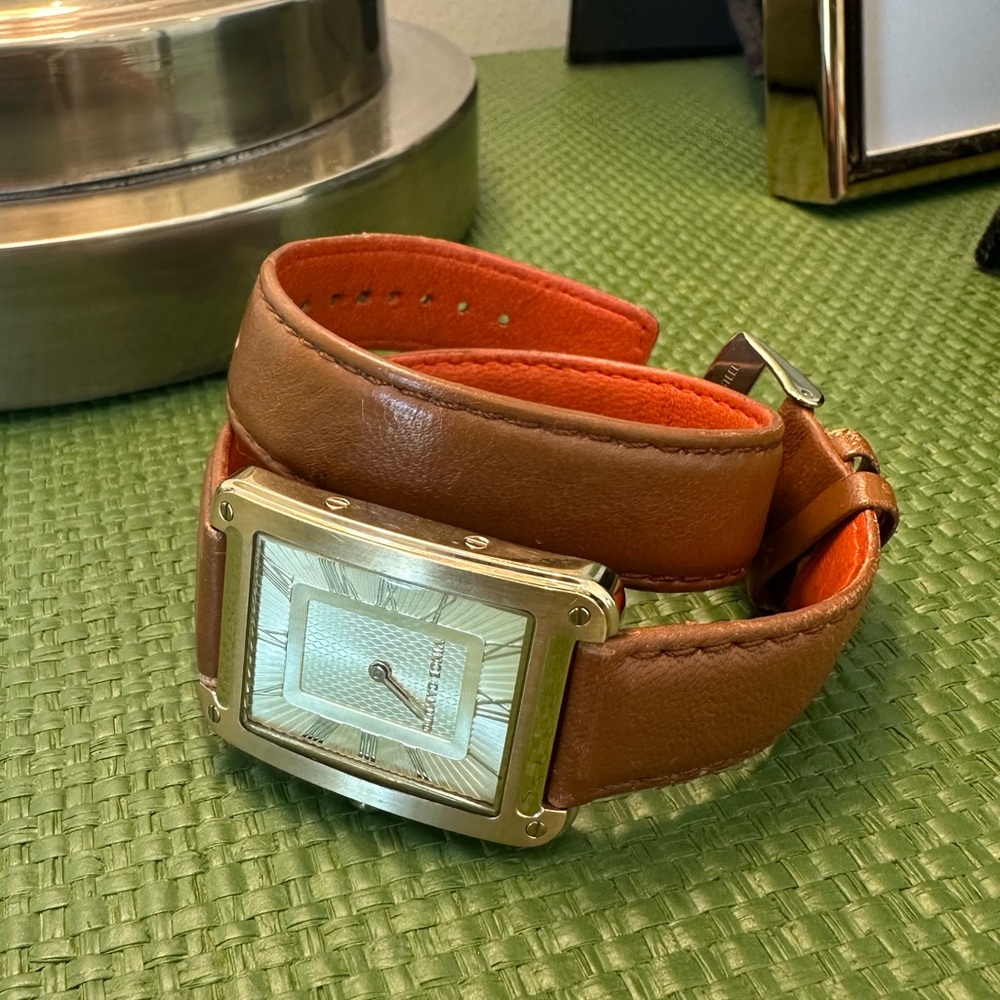 Vince Camuto wrap around leather watch